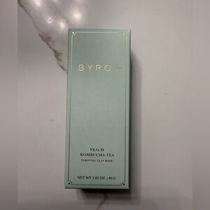 BYROE peach kombucha, tea, purifying clay mask, new with tags, 2.82 ounces‎